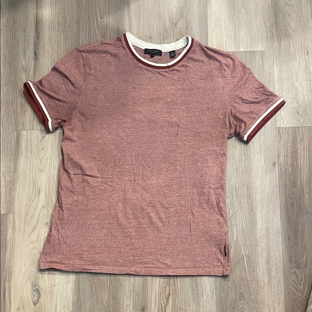 Ted Baker Maroon Short Sleeve Tee